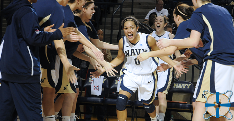 Women's Navy Basketball Featured image